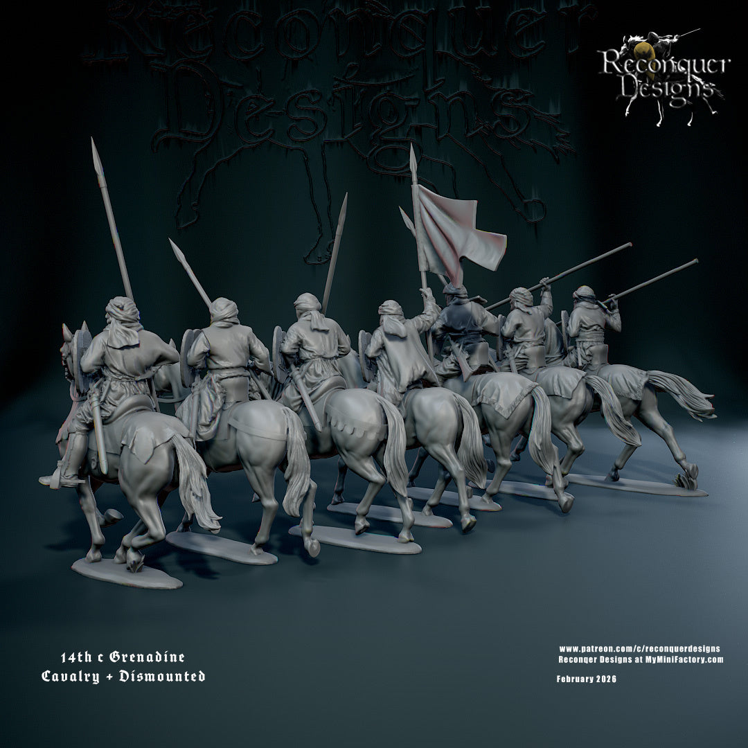 Grenadine-Kavallerie des 14. Jahrhunderts
