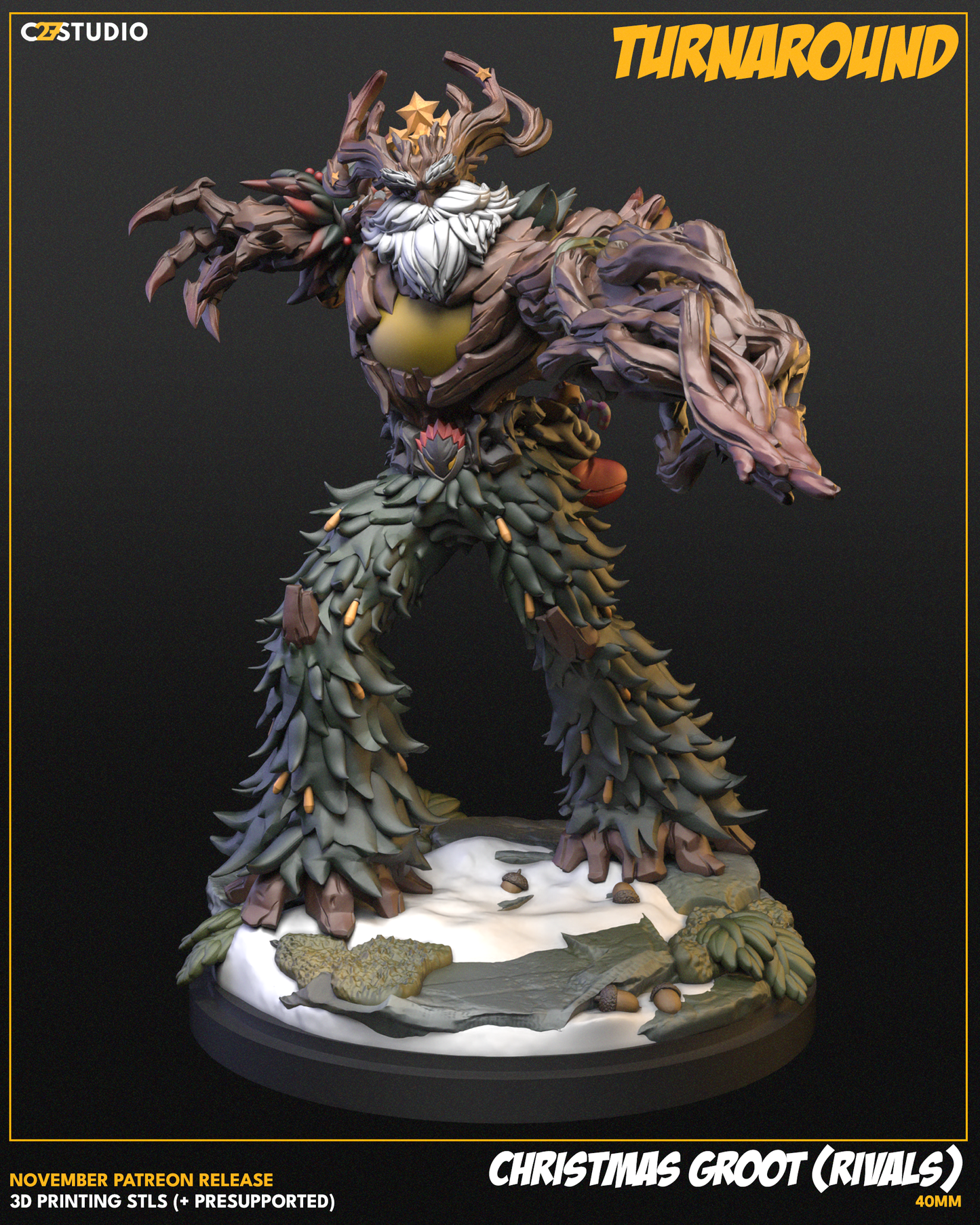 Groot (Rivals) Christmas FanArt