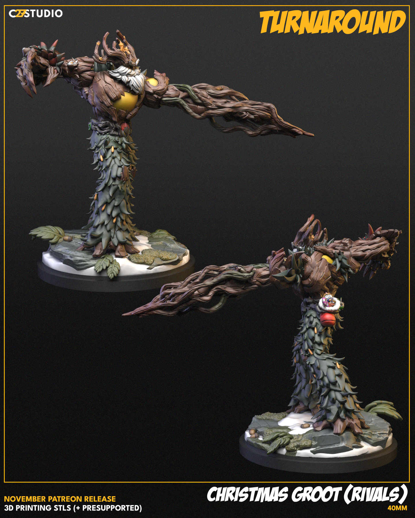 Groot (Rivals) Christmas FanArt