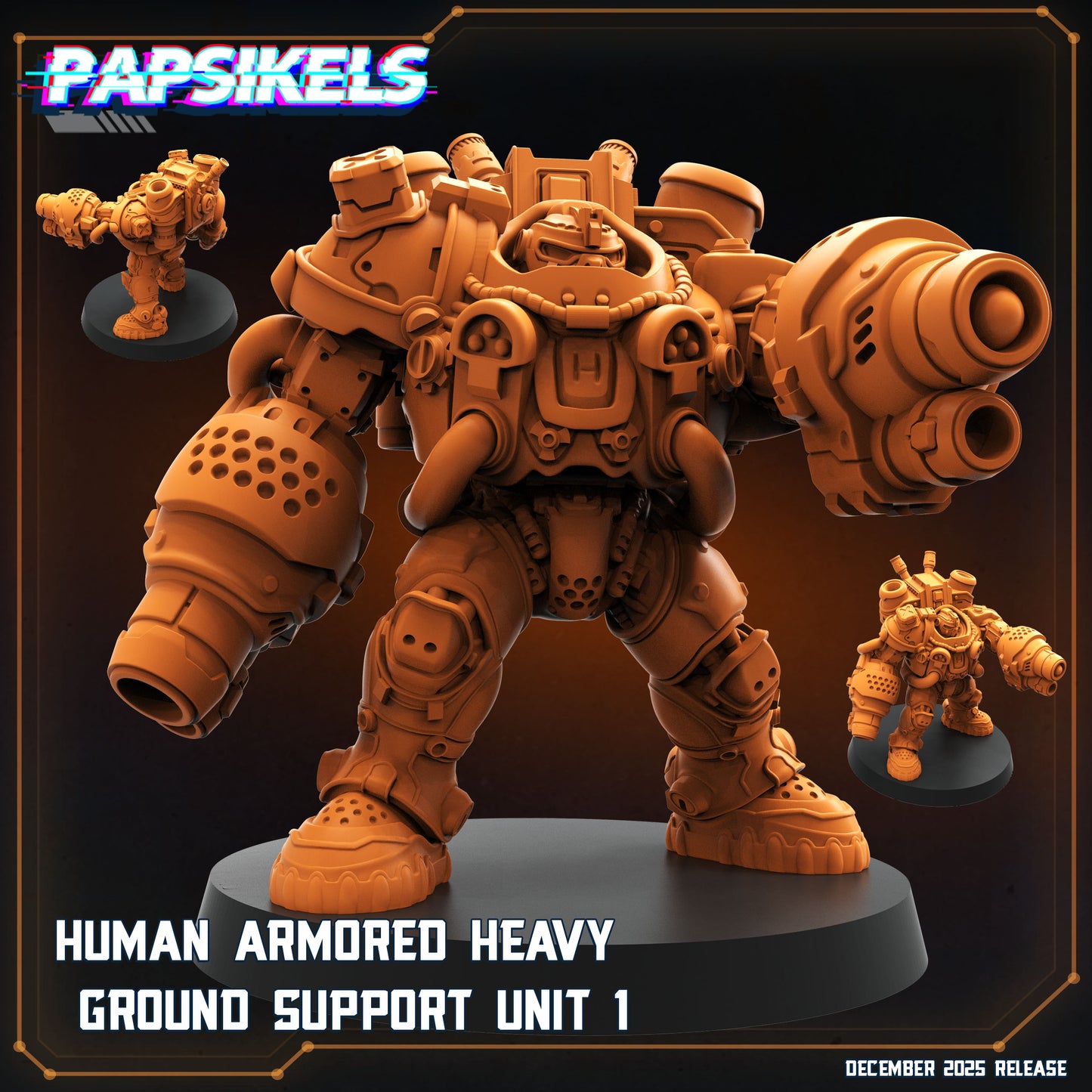 Human Armored Heavy Ground Support Units