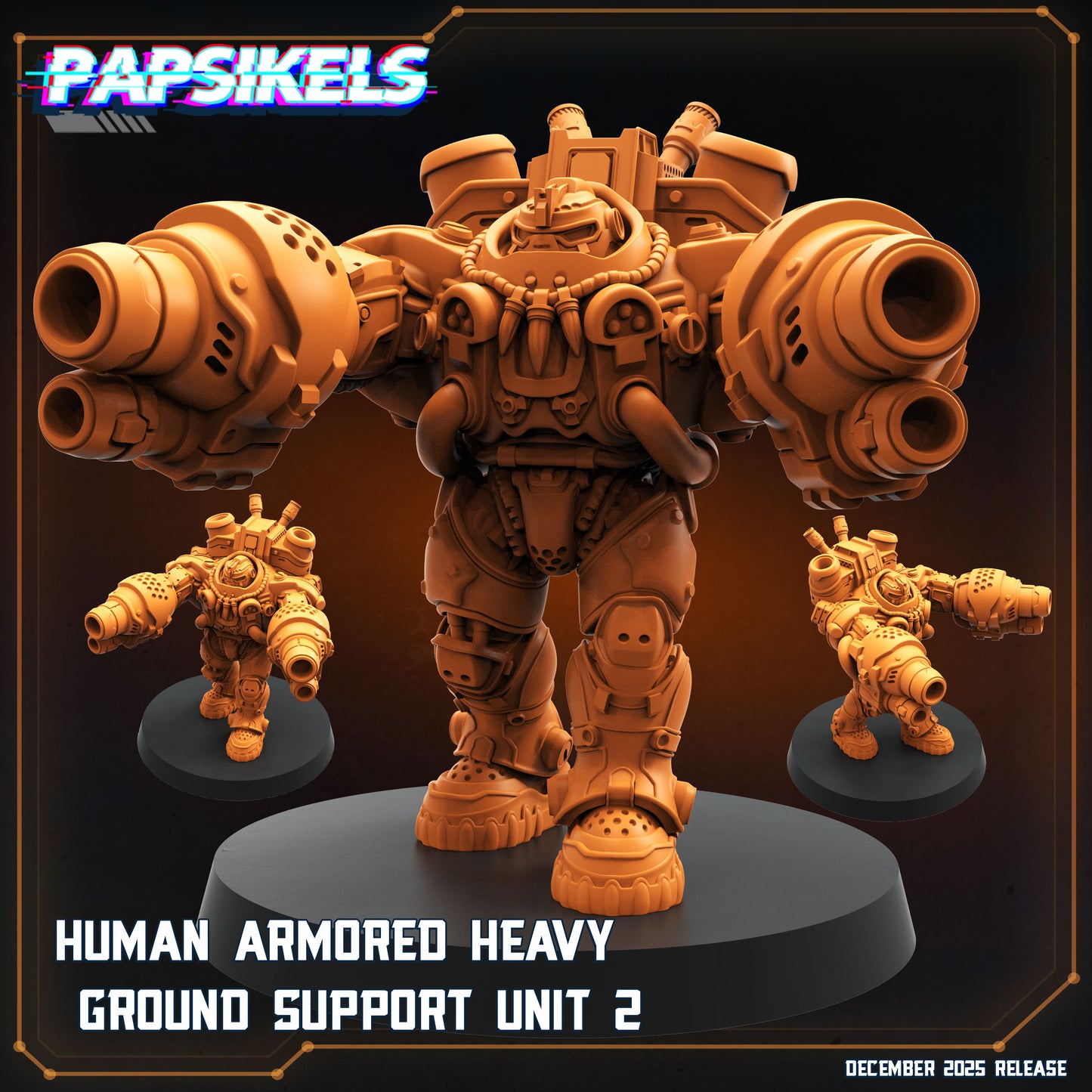 Human Armored Heavy Ground Support Units