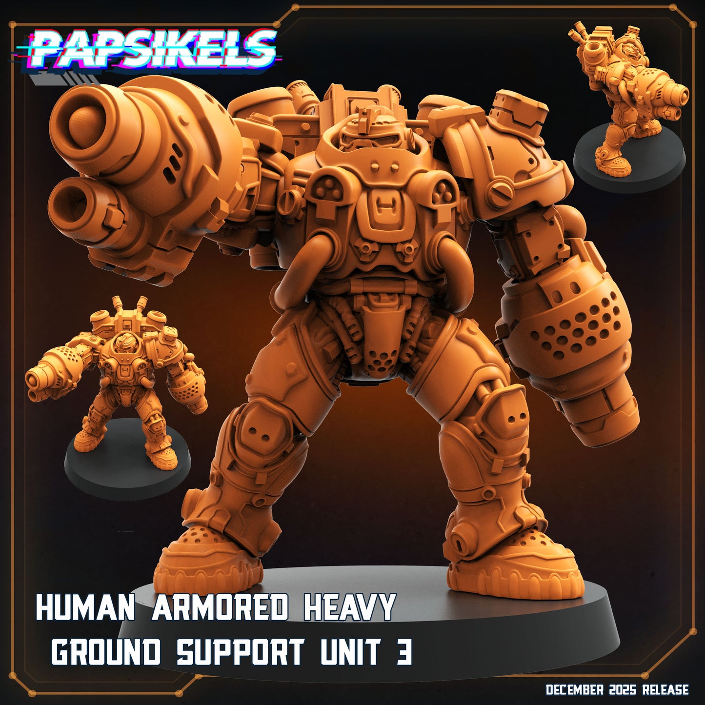 Human Armored Heavy Ground Support Units