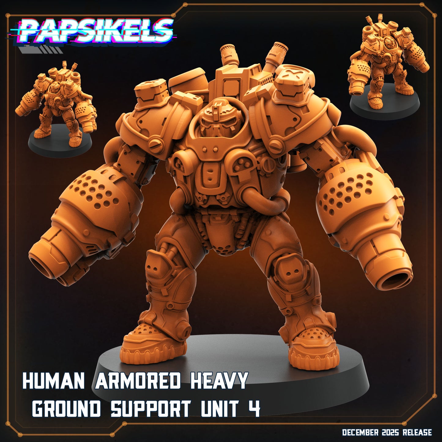 Human Armored Heavy Ground Support Units