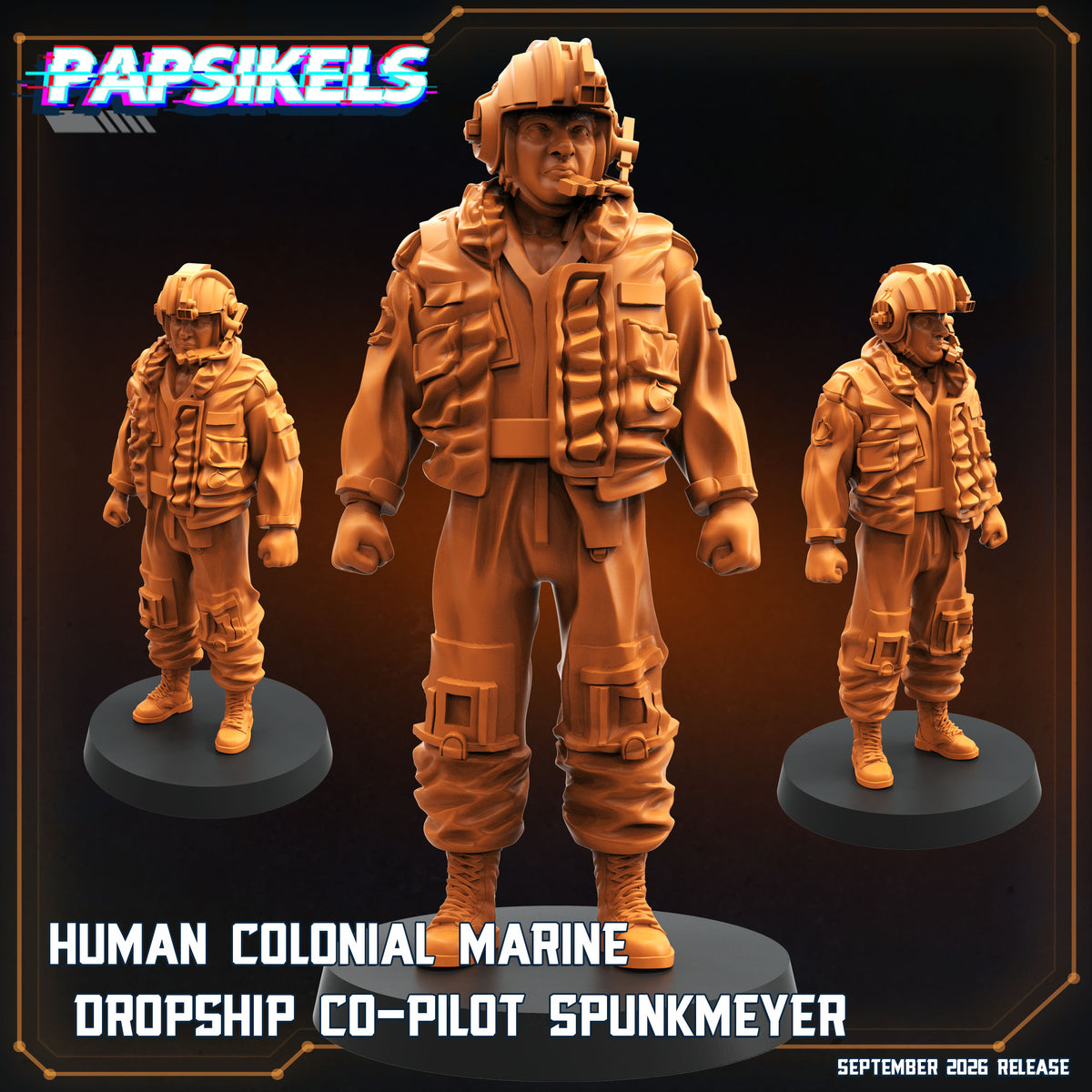 Human Colonial Marine (8 modelos)