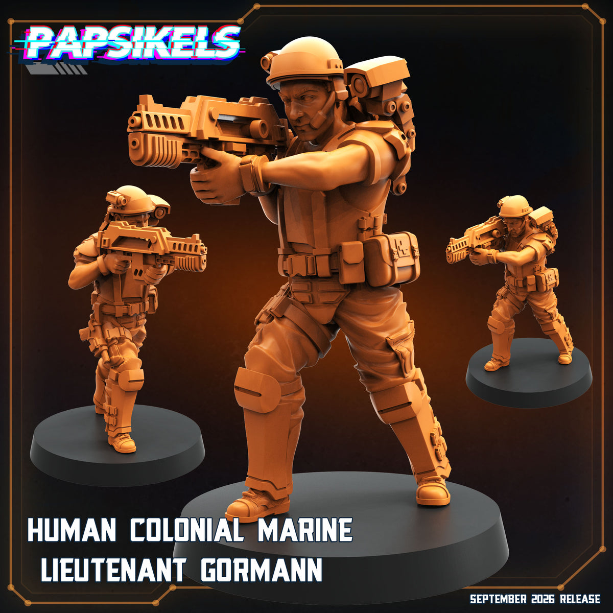 Human Colonial Marine (8 modelos)