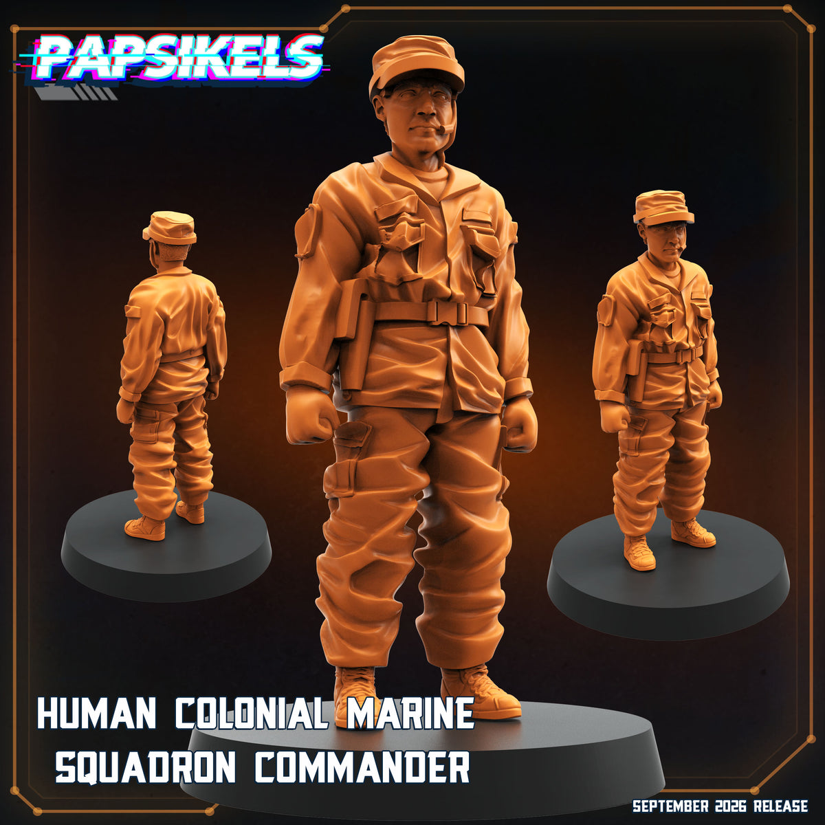 Human Colonial Marine (8 modelos)