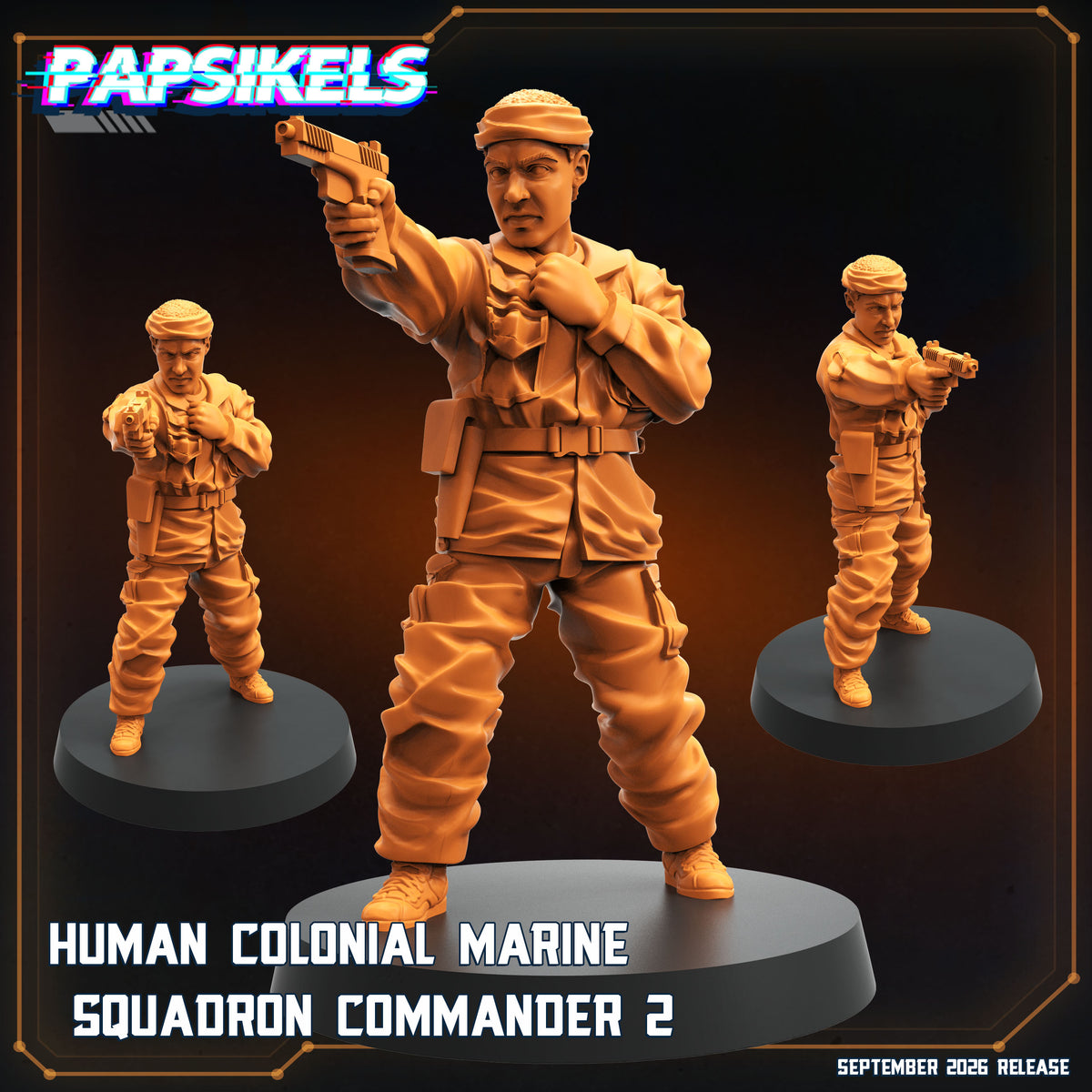 Human Colonial Marine (8 modelos)