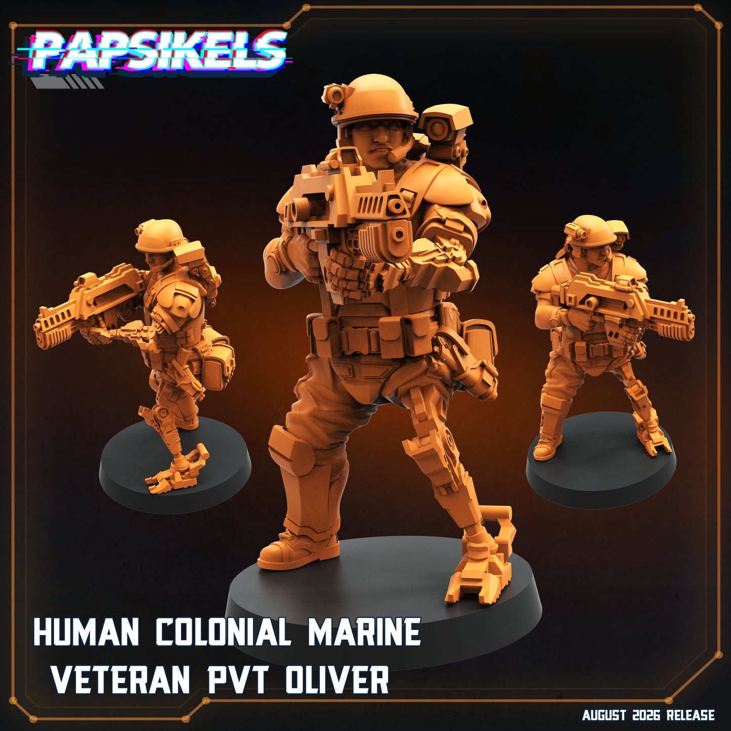 Human Colonial Marine Veteran PVT Oliver