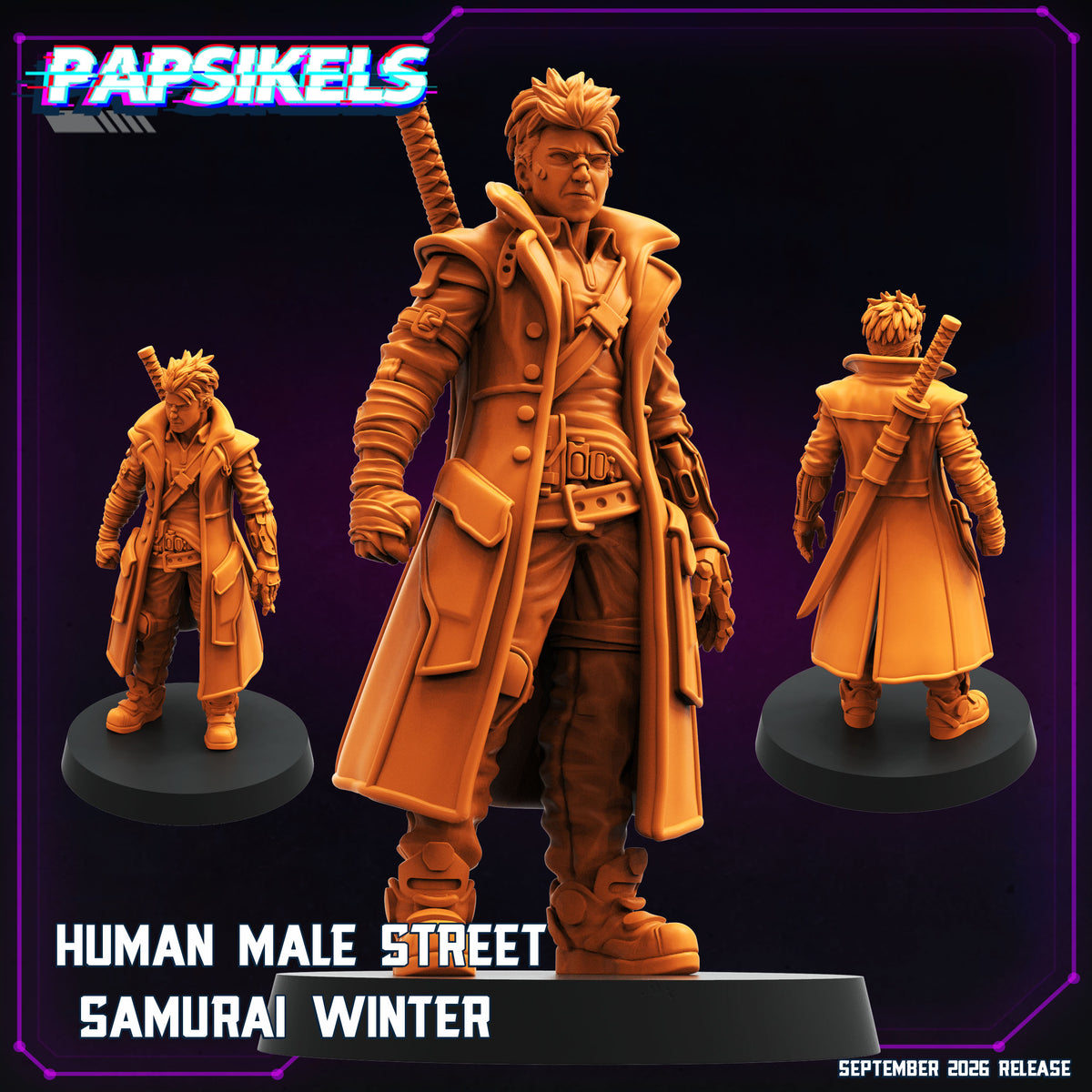 Human Male Street Samurai Winter