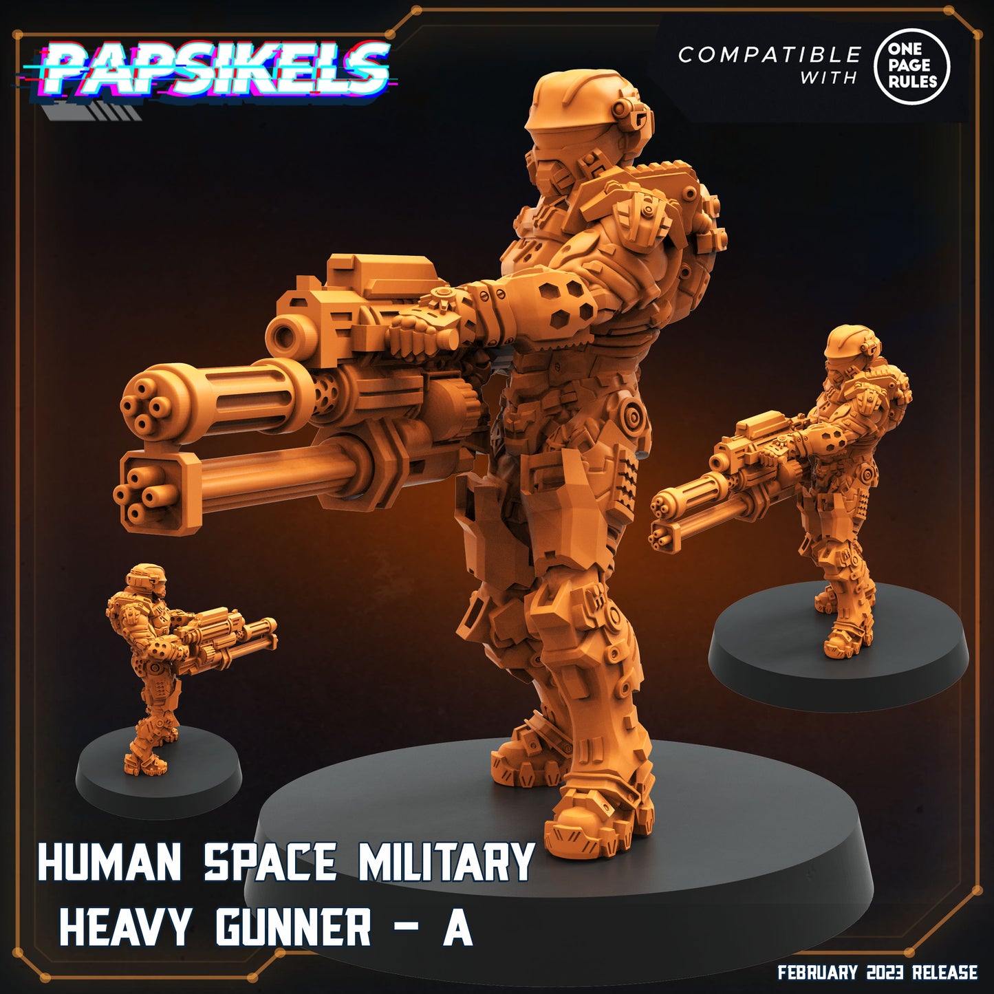 Human Space Military Heavy Gunnery