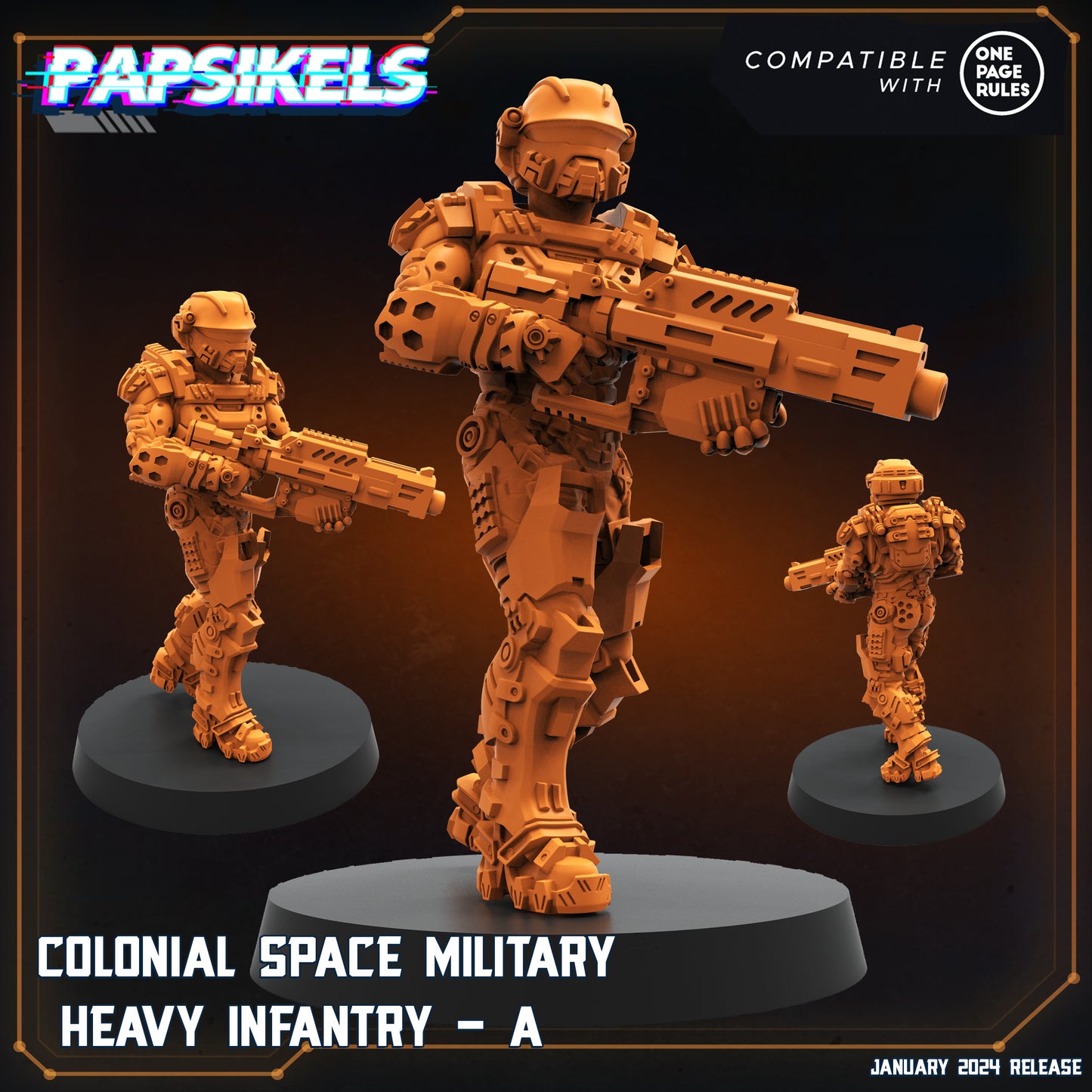 Human Space Military Heavy Infantry