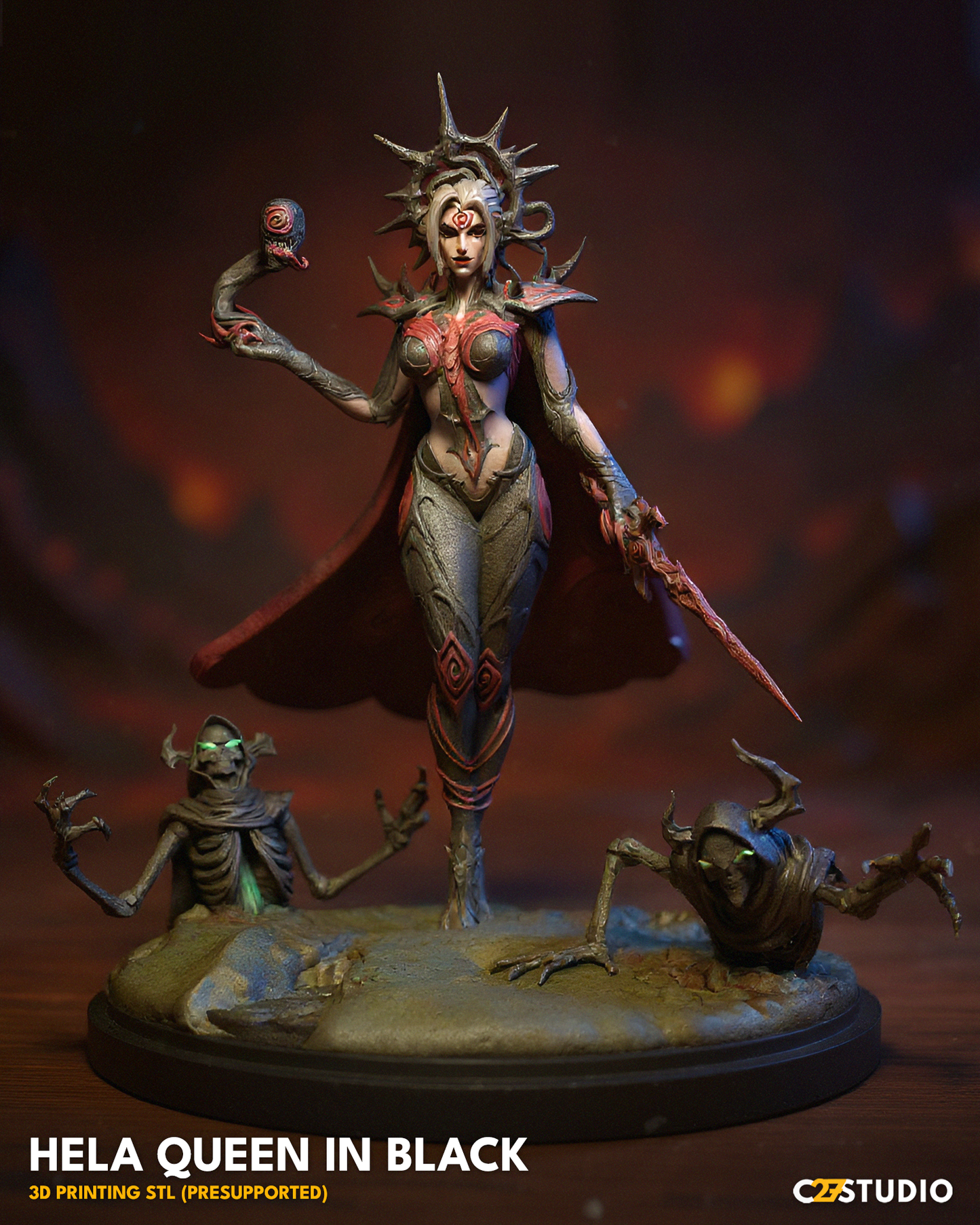 Hela Queen in Black FanArt