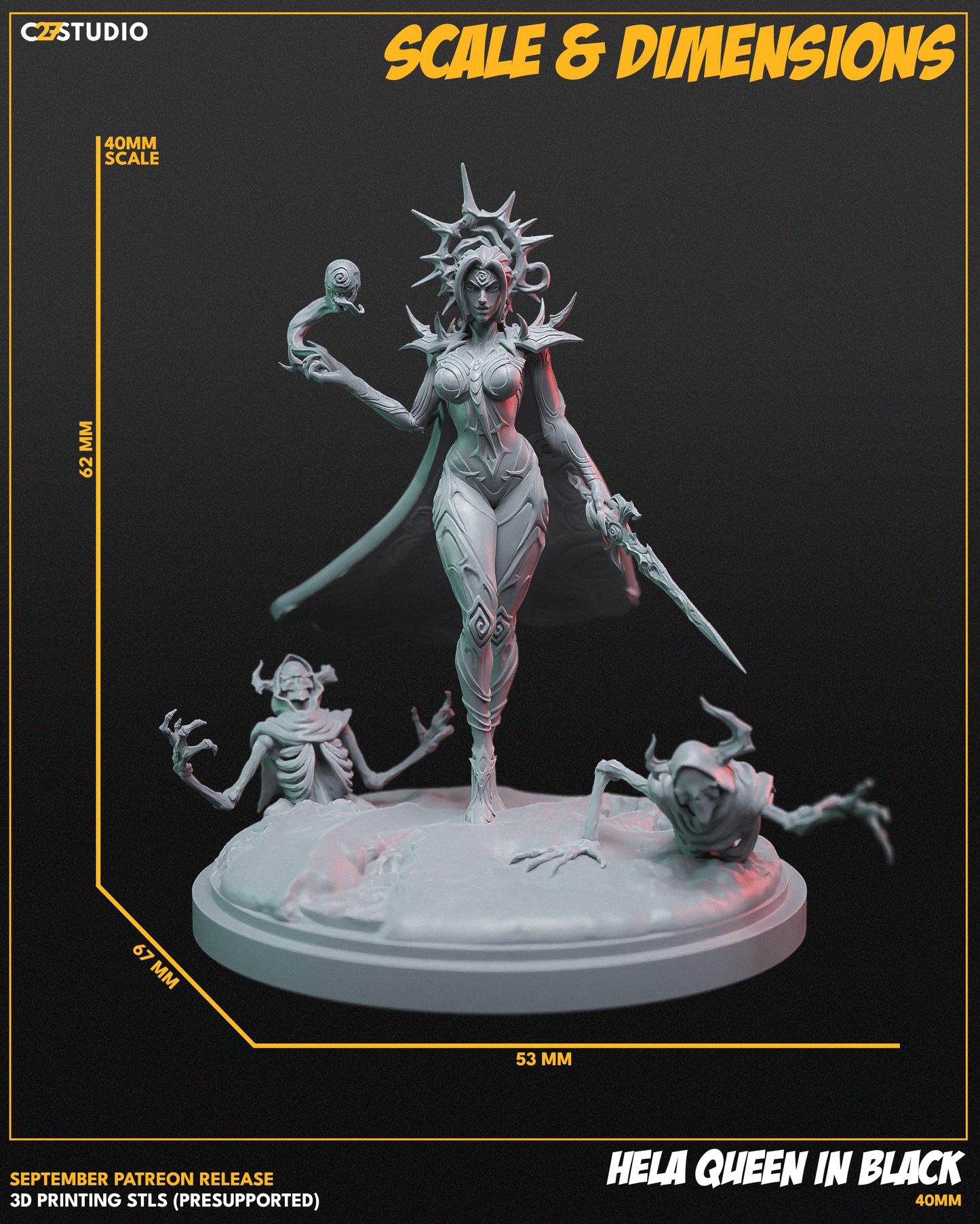 Hela Queen in Black FanArt