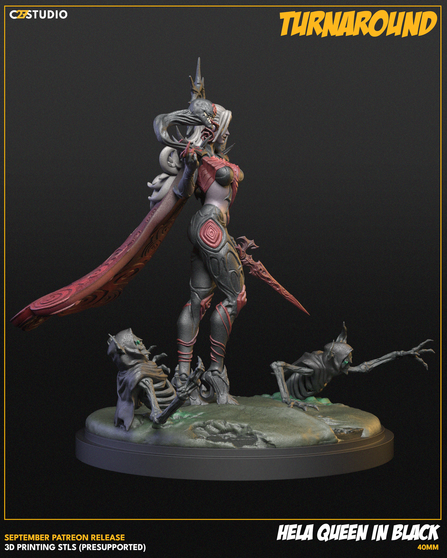 Hela Queen in Black FanArt