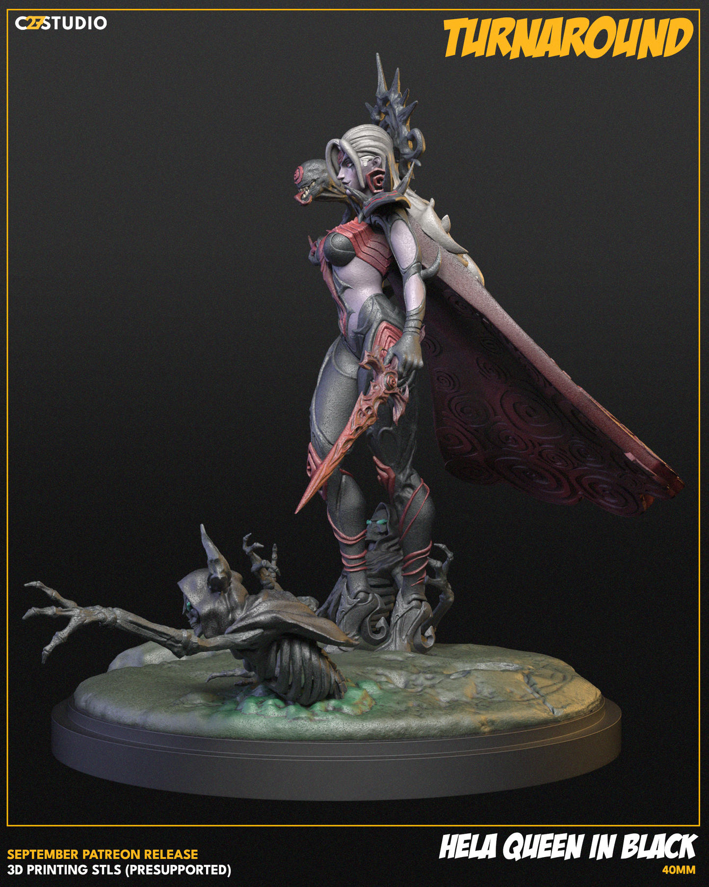 Hela Queen in Black FanArt