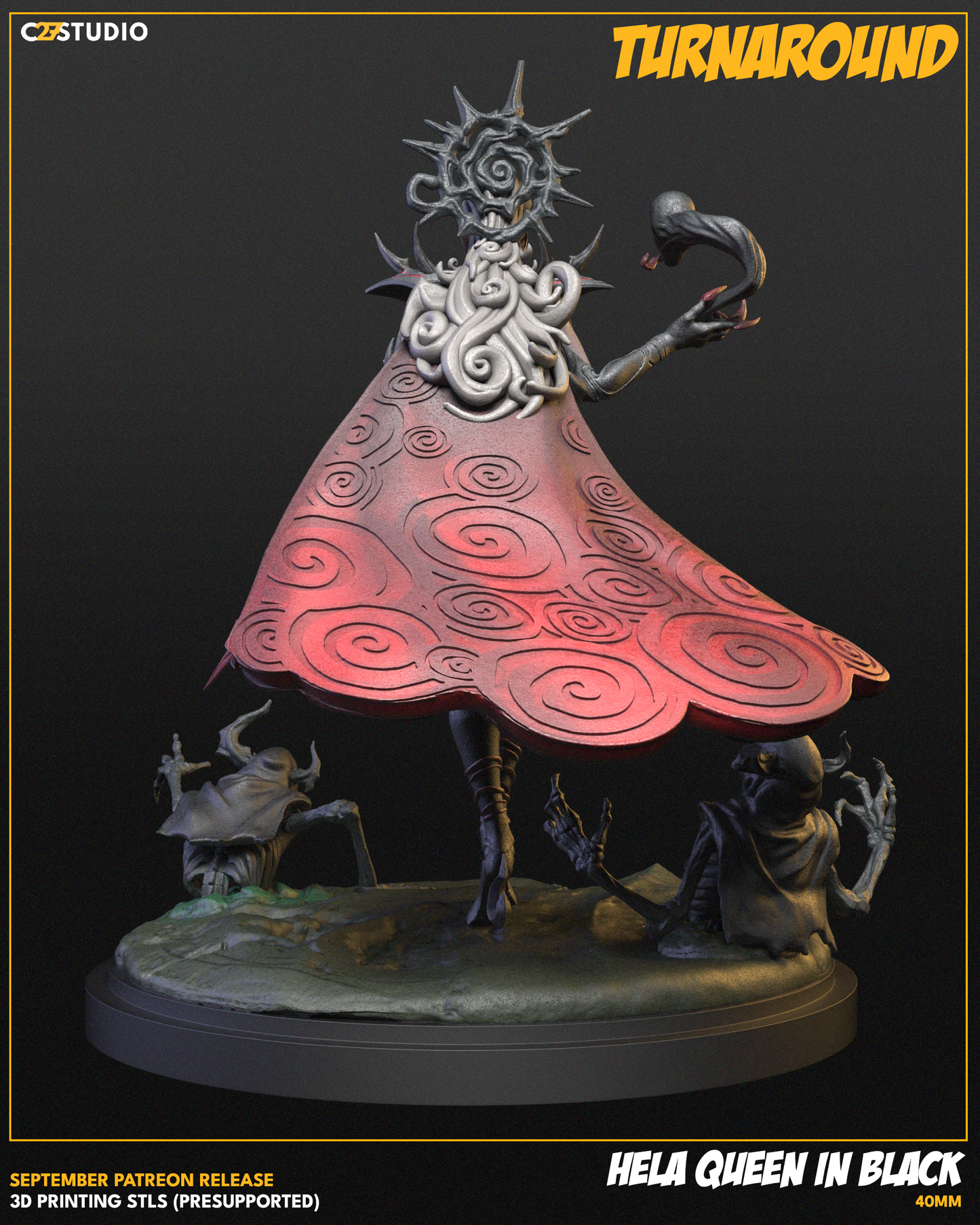 Hela Queen in Black FanArt