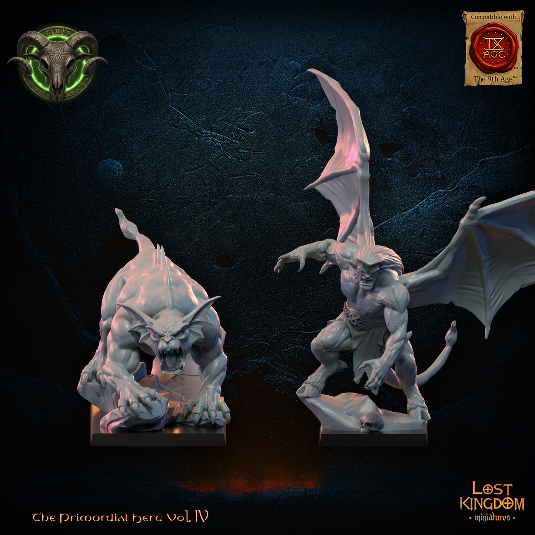 Herd Gargoyles Hero and pet