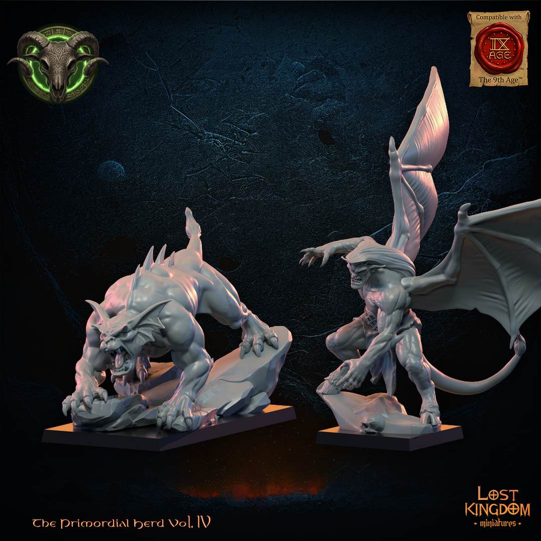 Herd Gargoyles Hero and pet