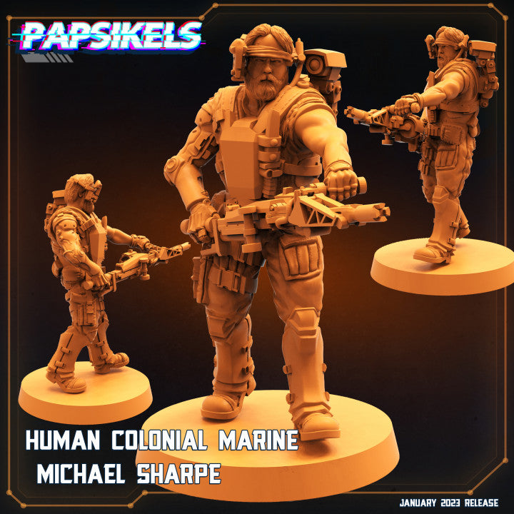 Human Colonial Marine Michael Sharpe