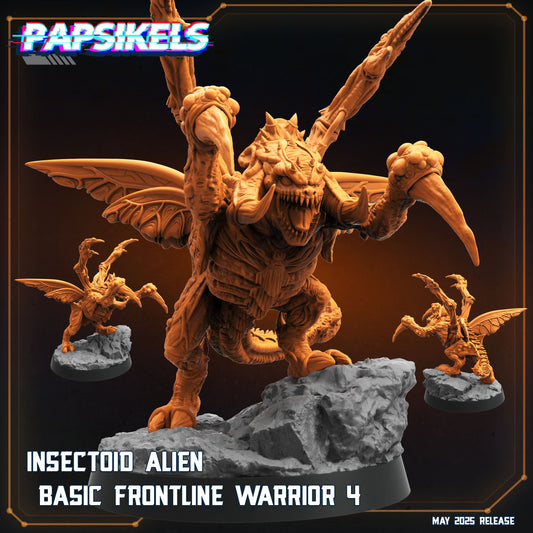 Insectoid Alien Basic Frontline Warrior (3 modelos)