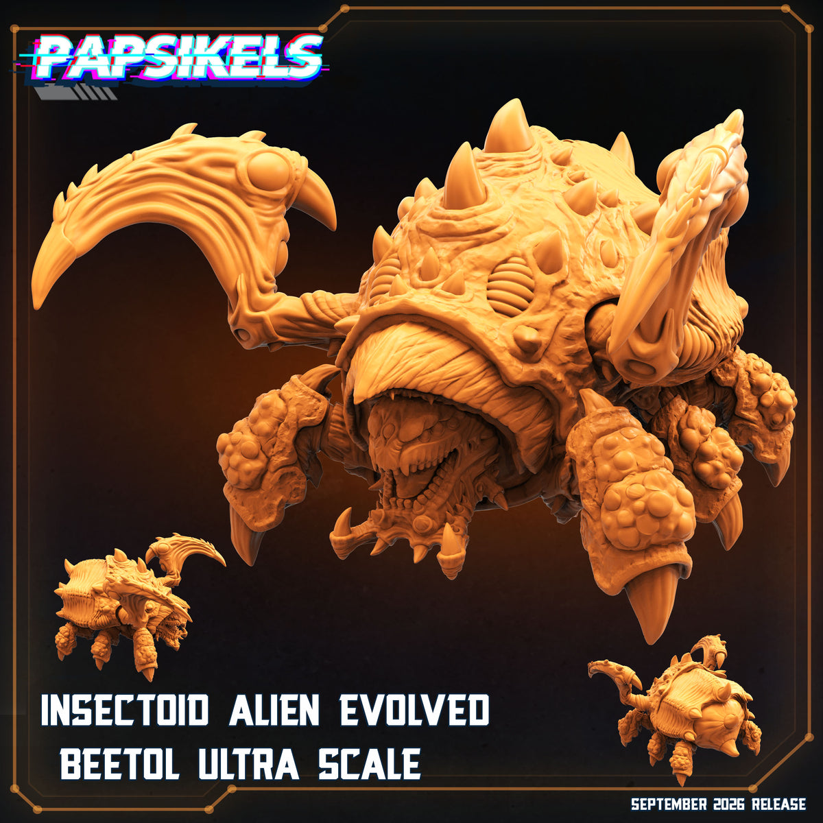 Insectoid Alien Evolved Beetol Ultra Scale