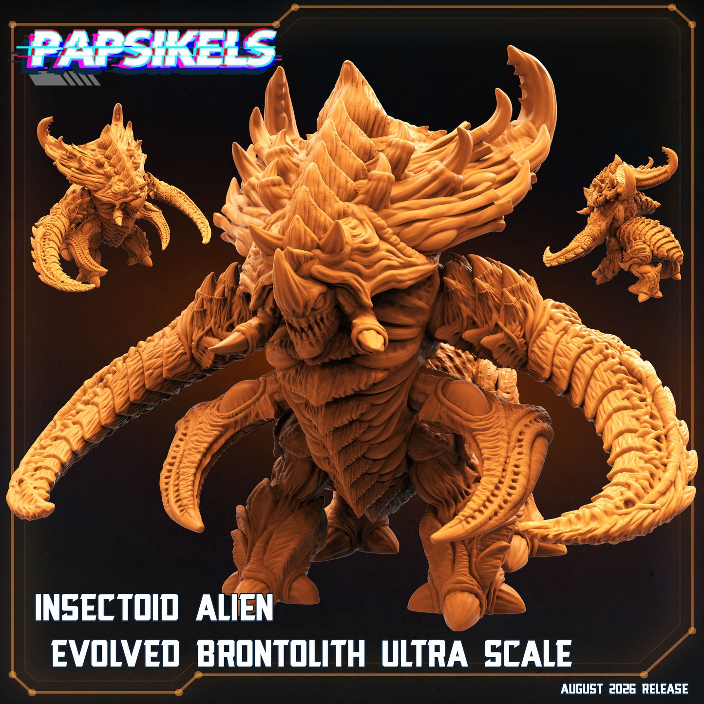 Insectoid Alien Evolved Brontolith Ultra Scale