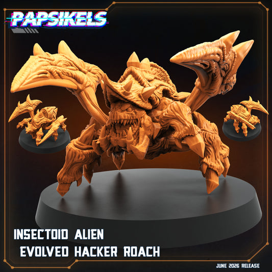 Insectoid Alien Evolved Hacker Roach