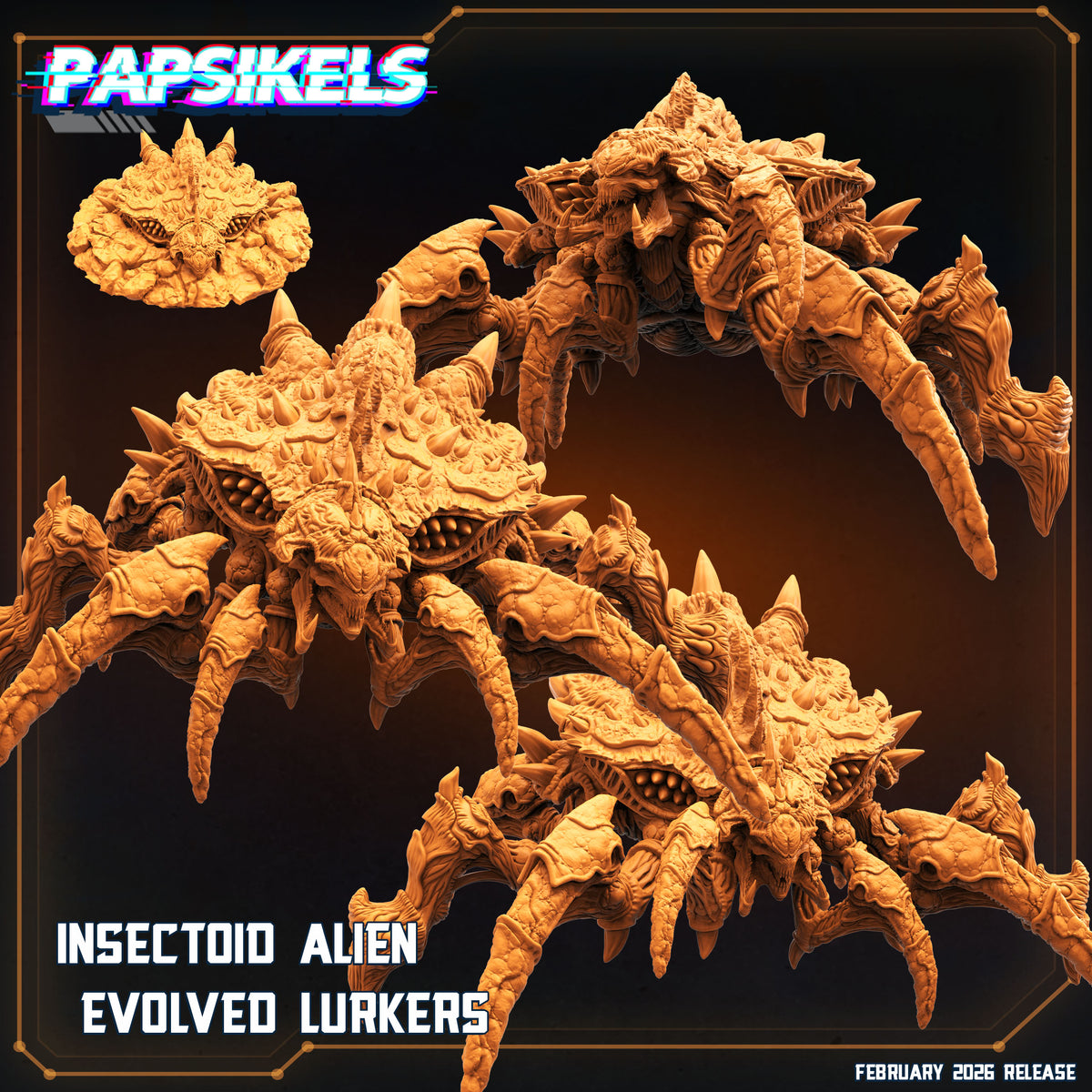 Lurker First Insect Insectoid Alien Evolved Lurkers – 🏅 EboraMiniatures