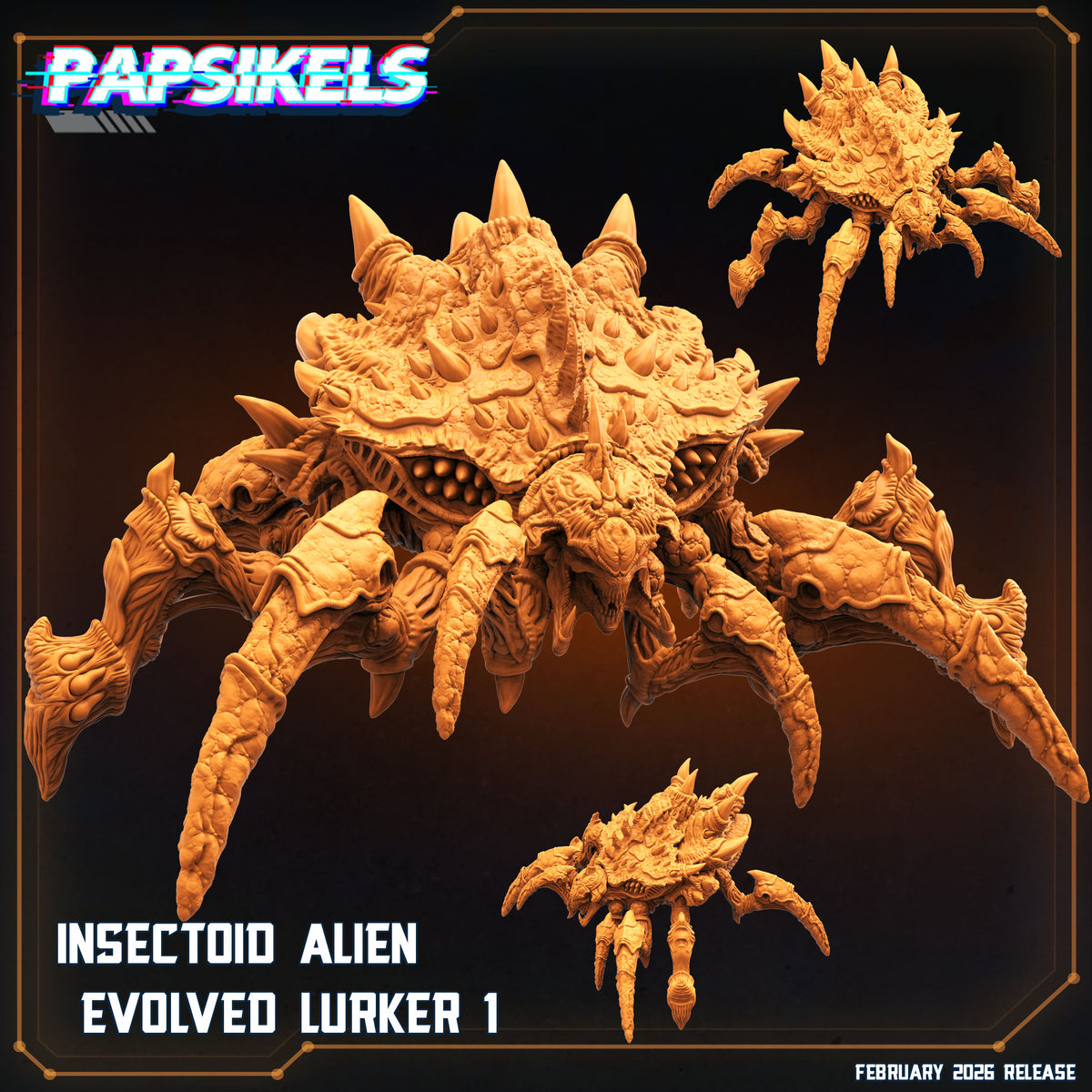 Lurker First Insect Insectoid Alien Evolved Lurkers – 🏅 EboraMiniatures