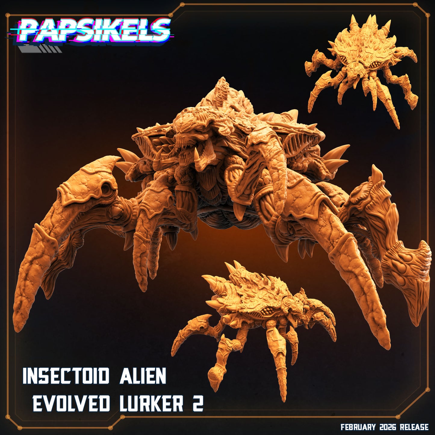 Insectoid Alien Evolved Lurkers