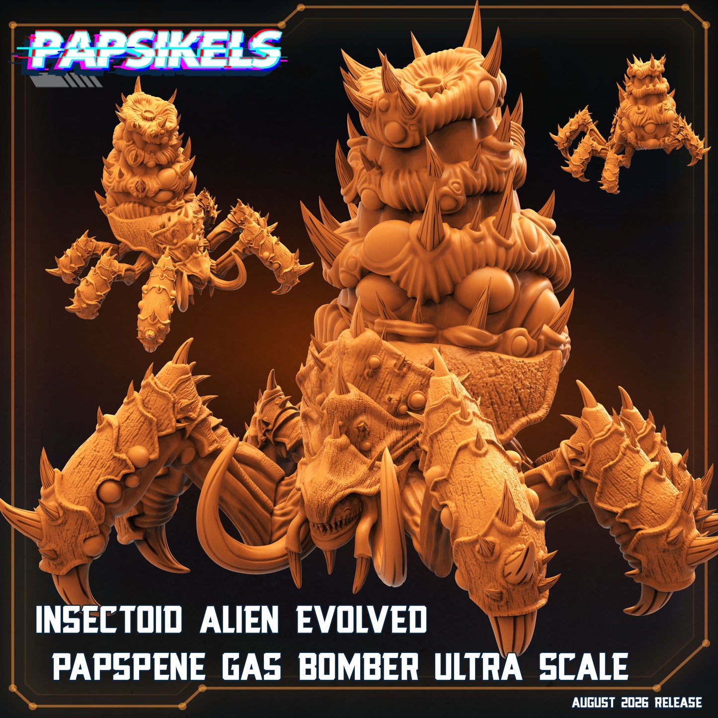 Insectoid Alien Evolved Papspene Gas Bomber Ultra SC
