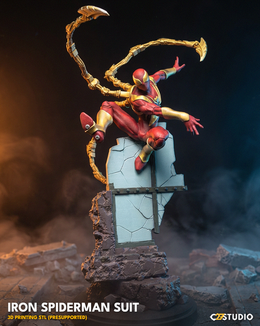 Iron Spiderman Suit FanArt