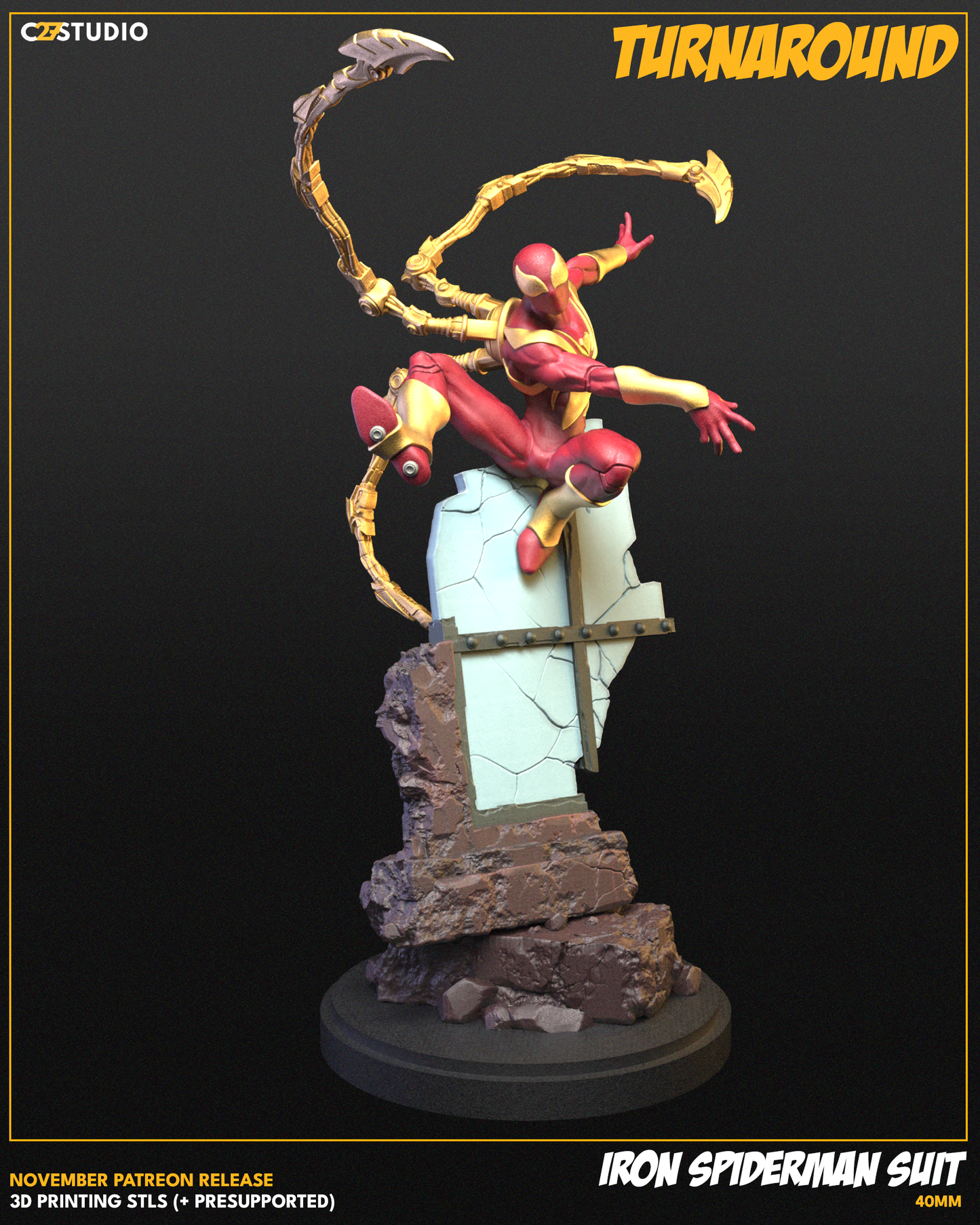 Iron Spiderman Suit FanArt