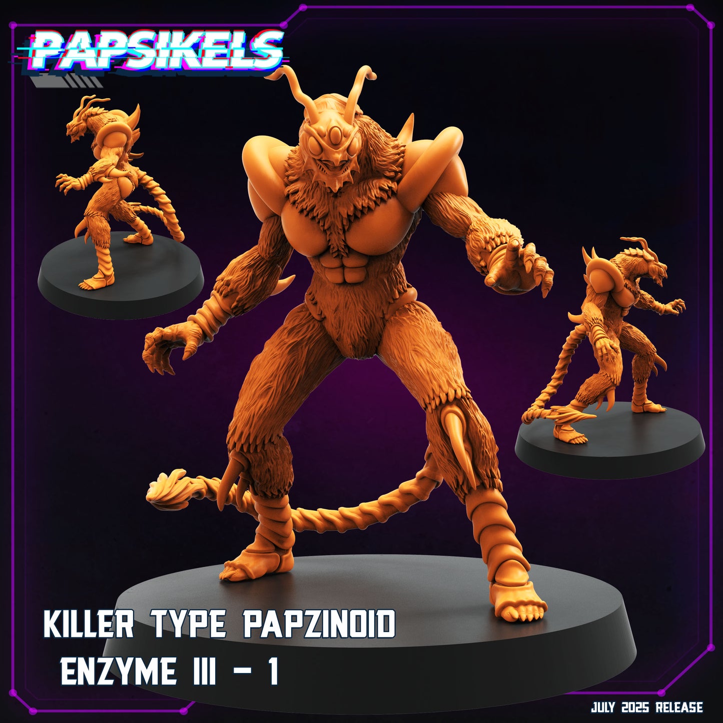Killer type Papzinoid Enzime III (3 modelos)