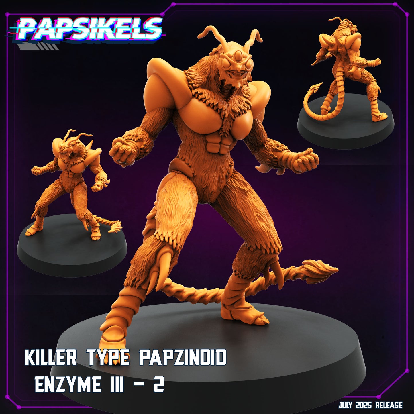 Killer type Papzinoid Enzime III (3 modelos)