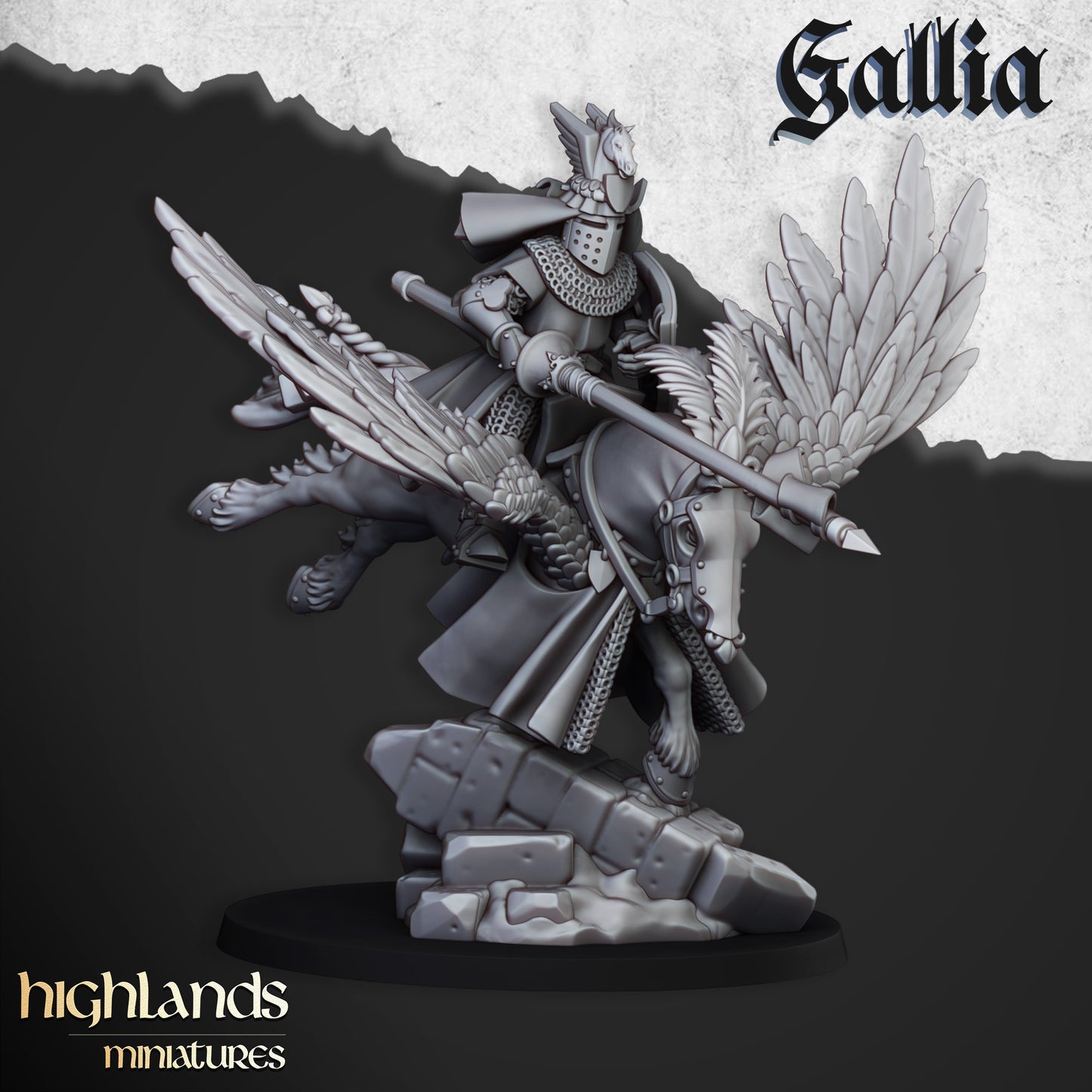 Ritter auf Pegasus von Gallia / CG