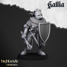 Cargar imagen en el visor de la galería, Knights of Gallia on foot / CG
