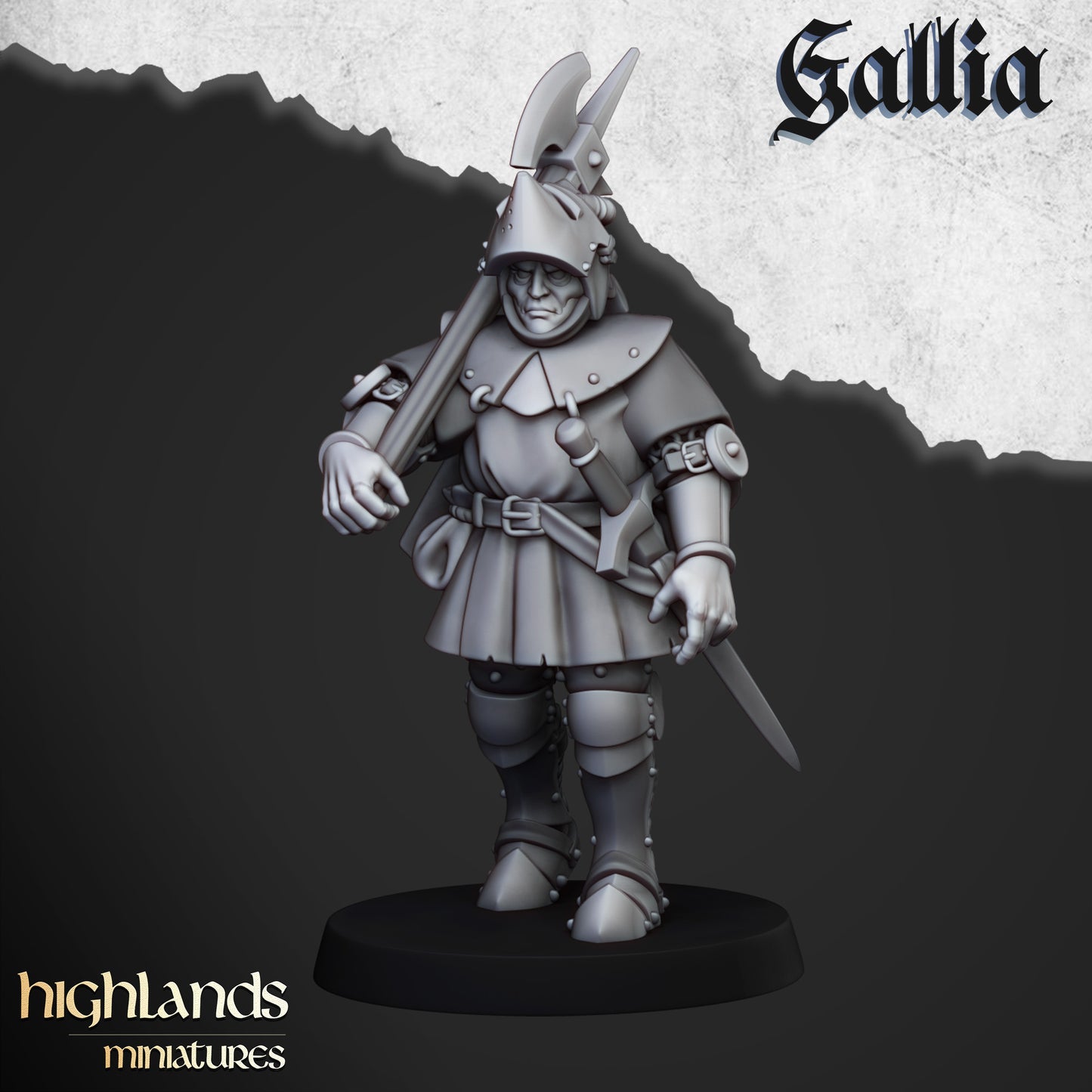 Knights of Gallia on foot / CG