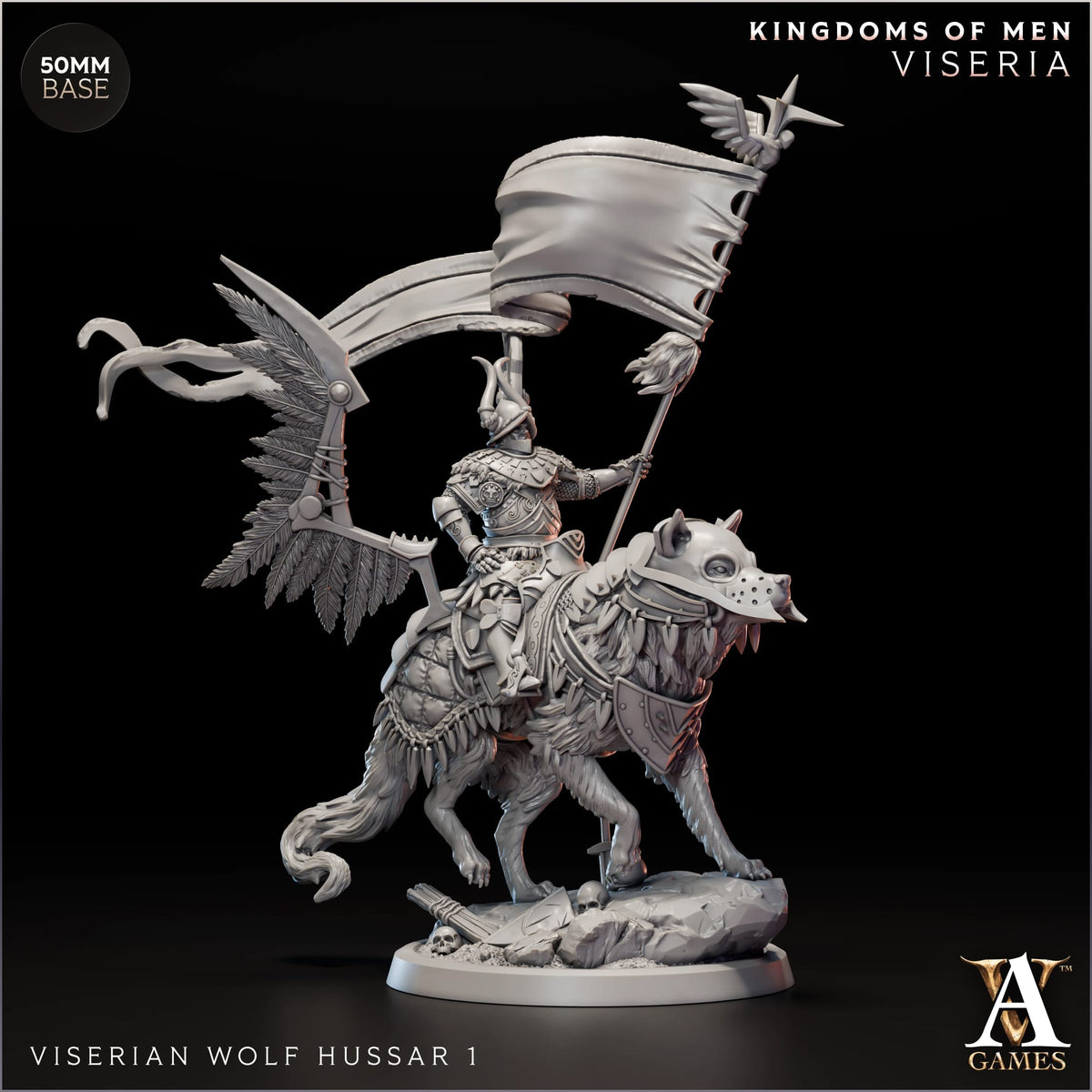Viserian Wolf Hussar (4 modelos)