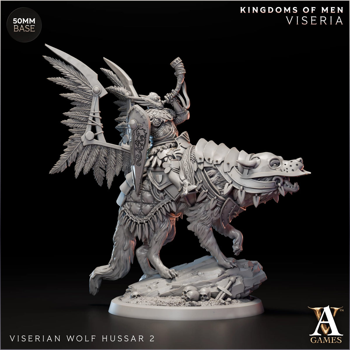 Viserian Wolf Hussar (4 modelos)