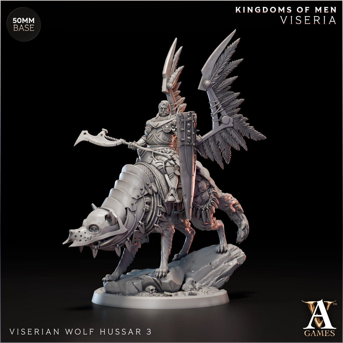 Viserian Wolf Hussar (4 modelos)