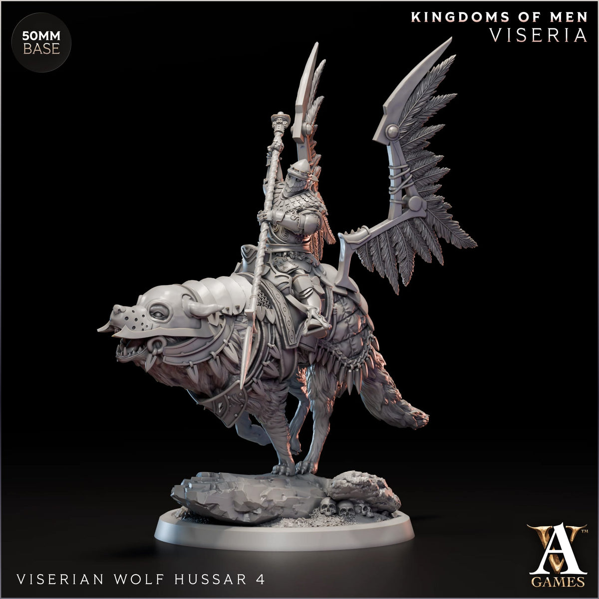 Viserian Wolf Hussar (4 modelos)