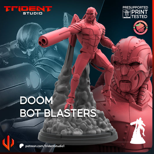 Doom Bot Blasters FanArt ( 3 modelos)
