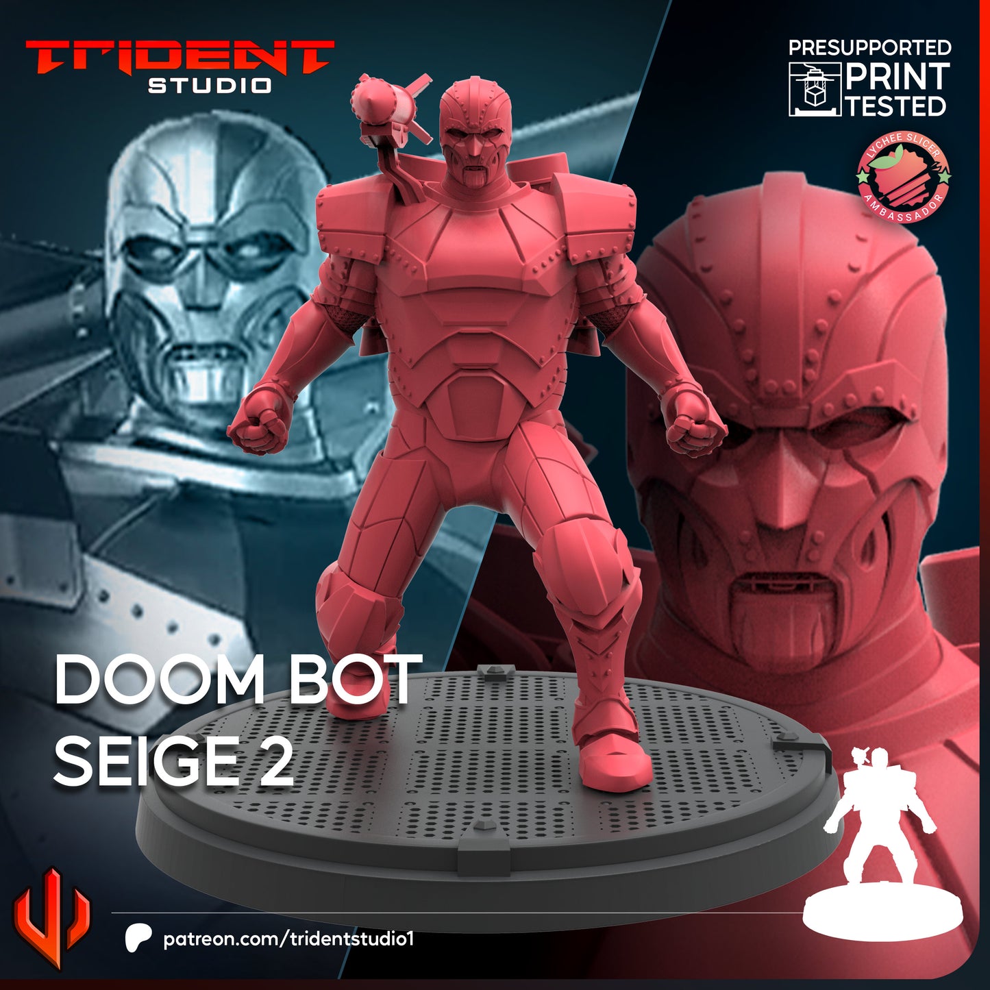 Doom Bot Siege FanArt (3 modelos)