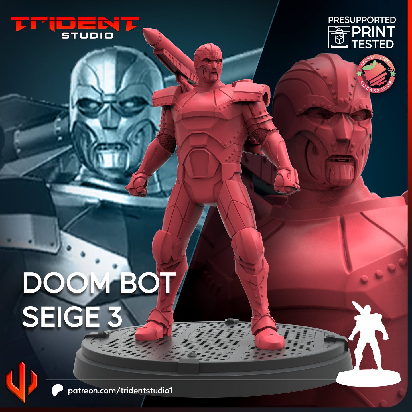 Doom Bot Siege FanArt (3 modelos)