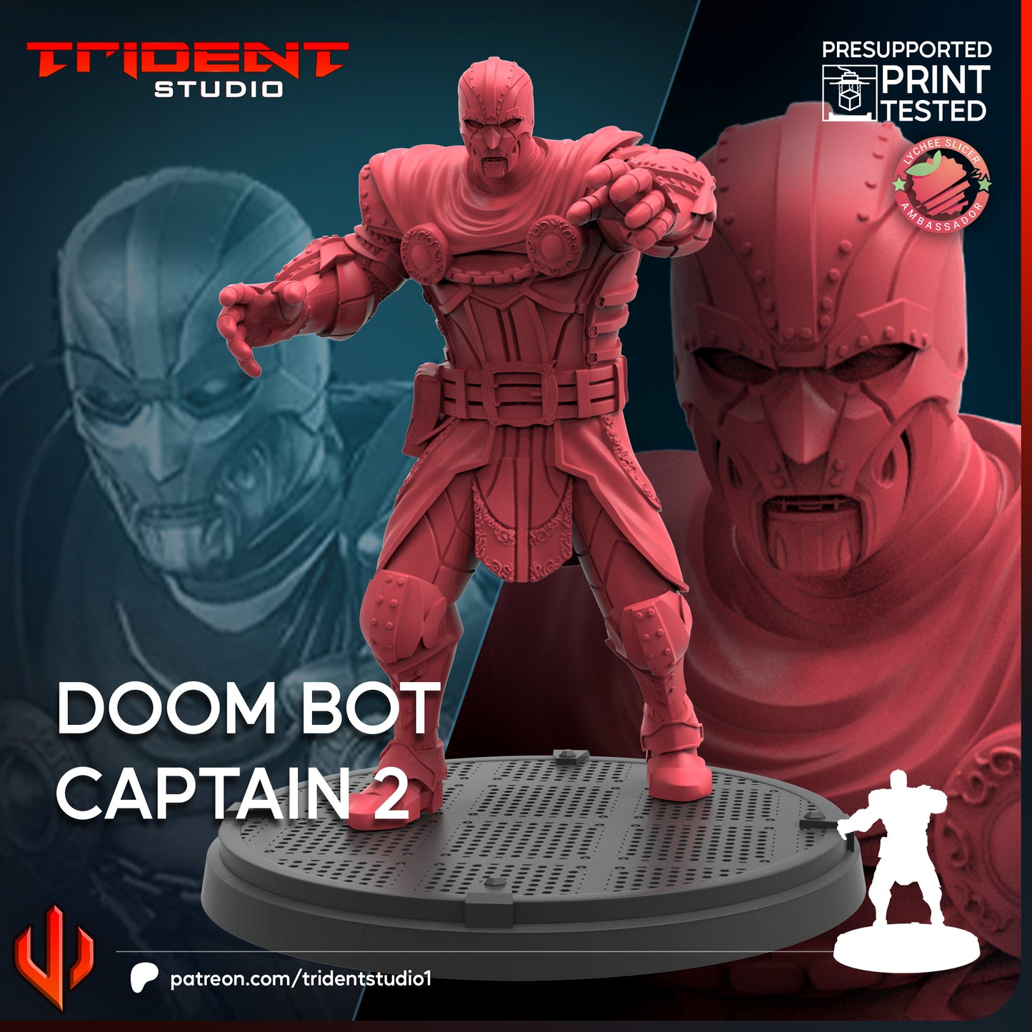 Doom Bot Captain FanArt (3 modelos)