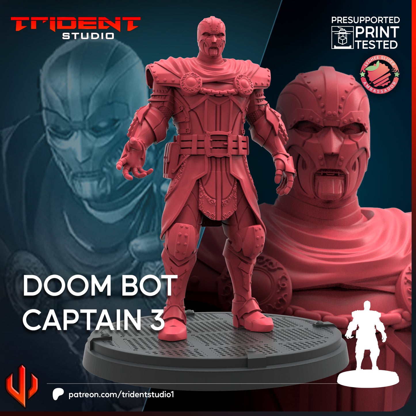 Doom Bot Captain FanArt (3 modelos)