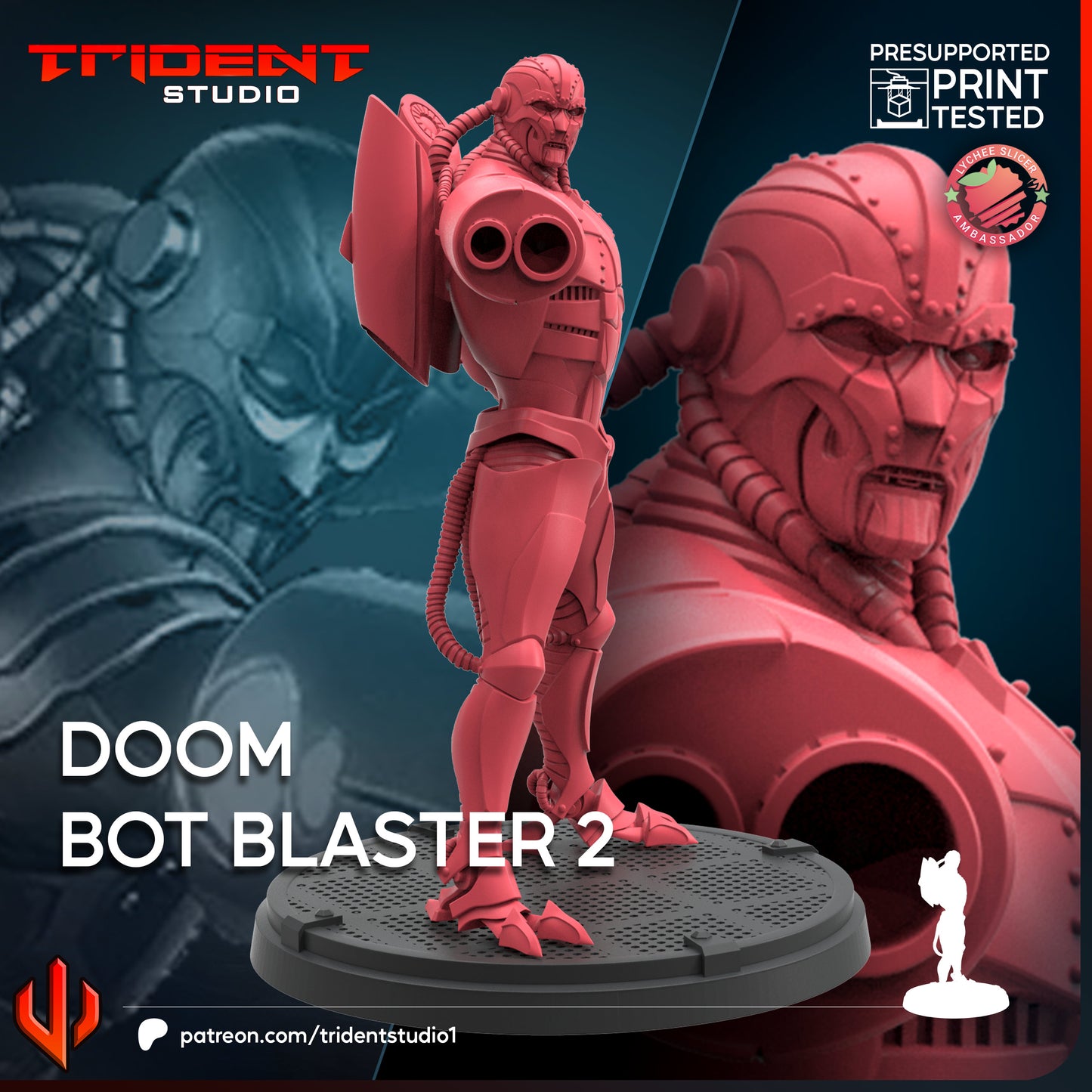 Doom Bot Blasters FanArt ( 3 modelos)