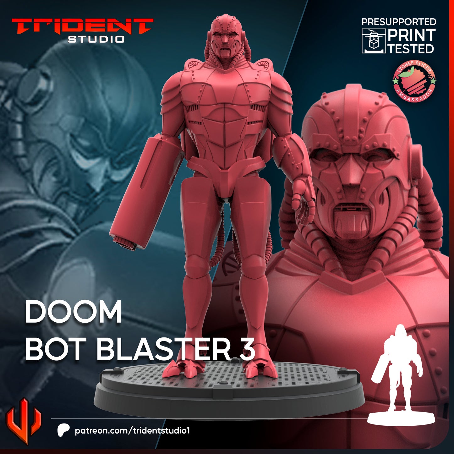 Doom Bot Blasters FanArt ( 3 modelos)
