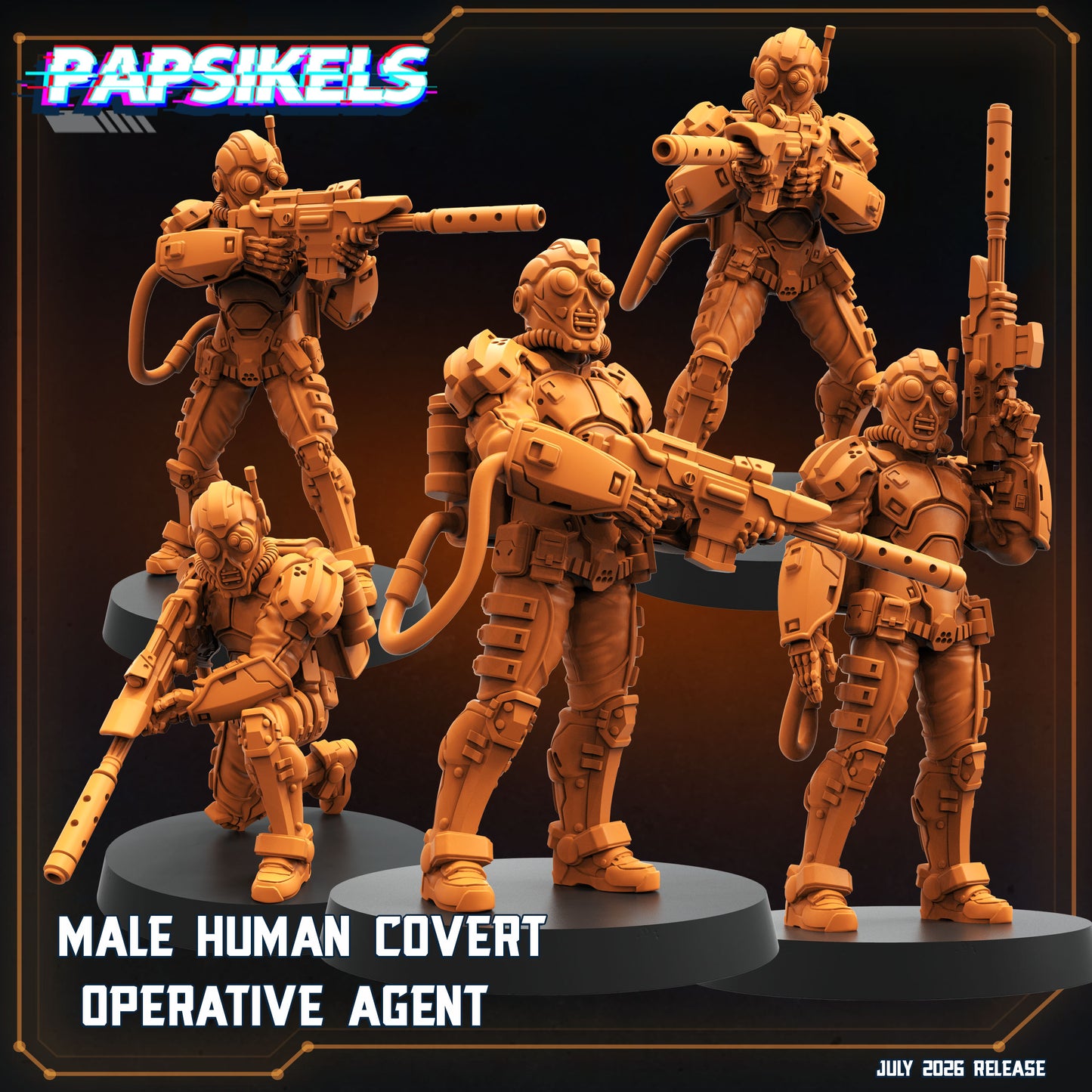 Male Human Covert Operative Agent